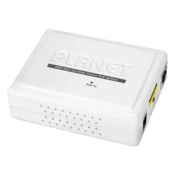 Divisor PoE / 802.3at / Salida 12V 2A o 24V 1A / Gigabit 10/100/1000 Mbps / UTP hasta 100 m (328 pies)