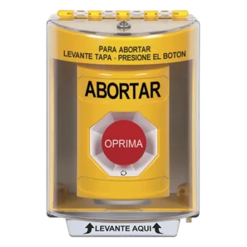 Botón de Abortar / Tapa Policarbonato Super Resistente / Girar para Restablecer / UL/cUL / -40°F a 250°F (-40°C a 121°C)