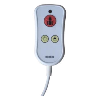 Pulsador de Cama Multifunción / IP67 / Botón Alarma / Control Luz / Cable Ignífugo 2m (6.5ft) / Conector DIN 7 Pines