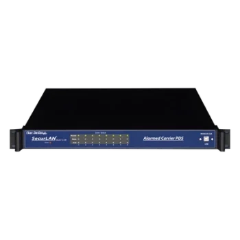 Sensor de Seguridad Perimetral por Fibra Óptica / Montaje en Rack 19'' / 8 Zonas / 0 a 800 m (0 a 2,625 pies) por Zona / Inmune a EMI, RFI y Rayos