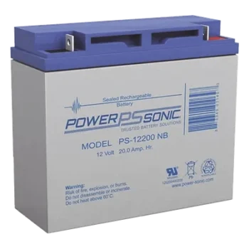 Batería de Respaldo AGM/VRLA / 12V / 20Ah / Terminales NB2 / 5 Años Vida Útil / Certificación UL
