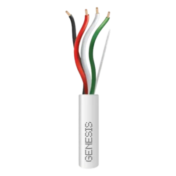 Cable Plenum / 4x14 AWG / CL3P / 305 m (1000 ft) / Blanco / Cobre Sólido / -20°C a 75°C