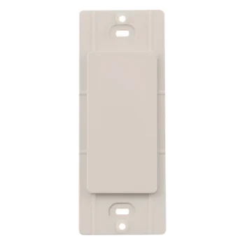 Inserto ciego / Placa de pared Claro / Acabado satinado / Color Taupe / Nylon
