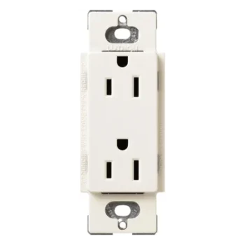 Contacto Dúplex de Pared / 15 A / 125 V / Conexión a Tierra / 3 Hilos / Color Biscuit