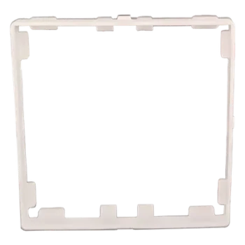 Embellecedor para marco americano / Grado IP20 / Plástico de alta resistencia / Color blanco / Diseño modular