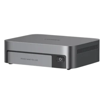 NAS Compacto / 4 Ranuras SSD M.2 NVMe PCIe 4.0 y 3.0 / Intel Core i5-1235U 10 Núcleos / 10GbE / Thunderbolt 4 40 Gbps / HDMI 8K / DDR5 hasta 64 GB