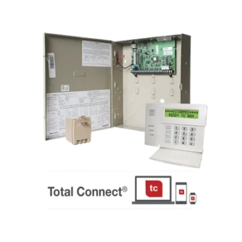 Panel de alarma VISTA-21iP / Comunicación IP y AlarmNet 4G / Hasta 48 zonas / 2 particiones / Teclados alfanuméricos y gráficos