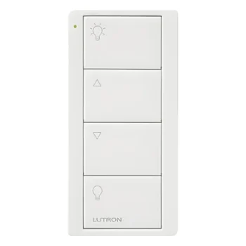 Control remoto inalámbrico Pico / 4 botones / RF 431-437 MHz / alcance 9 m entre muros / batería CR2032 de 10 años / Caseta Wireless, RA2 Select, RadioRA 3