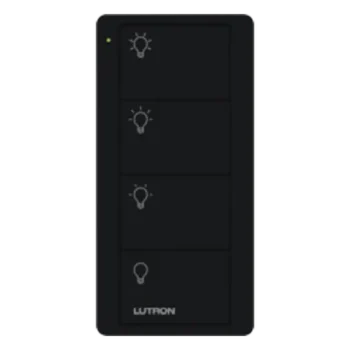 Control Pico inalámbrico / 4 botones / batería CR2032 / alcance 9 m (30 pies) / RF Clear Connect / múltiples sistemas Lutron