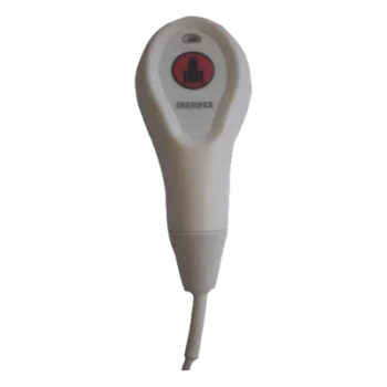 Pulsador de Cama con Indicador LED / Grabado Braille / IP65 / Cable Ignífugo 2 m (6.6 ft) / Conector Mini-Jack
