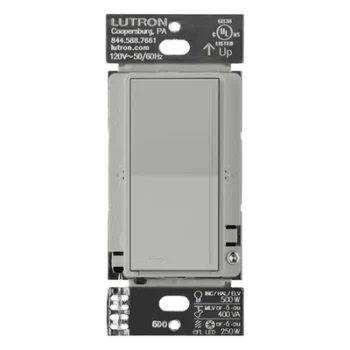 Atenuador auxiliar (companion) / Multilocación 3 vías o escalera / 120 V~ / Acabado Pebble / RadioRA 3 Sunnata