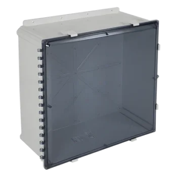 Caja de Policarbonato / Puerta Tintada / 24x24x10 pulgadas (2x2x0.83 pies) / IP66 / UL/cUL Interior-Exterior