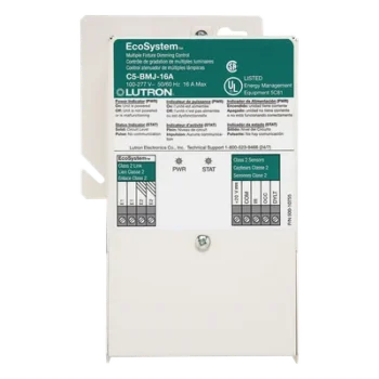 Módulo de atenuación EcoSystem / 16 A Softswitch / 100-277 V~ / balastros 3 hilos Eco-10 y Hi-lume / salida de control 500 mA / 200 x 130 x 65 mm