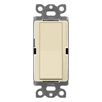 Apagador Claro / 4 vías (4-way) / 15 A / 120-277 V~ / no atenuable / acabado satinado Sand