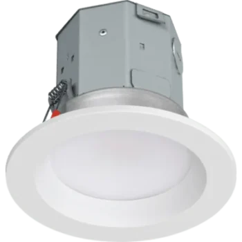 Lumaris Tunable White Recessed Downlight / 4 PULGADAS Canless / 1800 K - 4000 K CCT / 8.5 W / 800 Lumens / Flicker-Free Dimming 100% - 0.1% / Clear Connect - Type X Wireless
