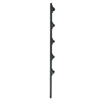 Poste de Paso para Cerca Eléctrica / Tubo de Acero Galvanizado / 5 Aisladores / 1.2 m (47.2 ft) / Diámetro 25 mm (1 in) / 0.92 kg