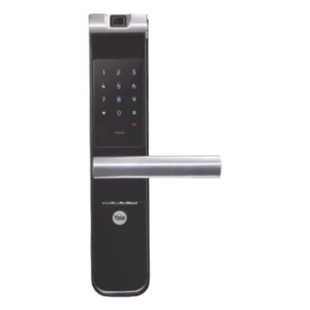 Cerradura Electrónica Autónoma / Biométrica y Teclado / 100 Usuarios / Puertas 35 a 90 mm / Salida Antipánico / Alarma de Intrusión