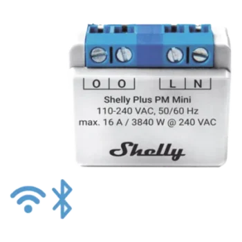 Medidor de Potencia Inteligente Wi-Fi / 1 Canal / 16 A / 2.4 GHz / Diseño Ultracompacto / Medición sin Hub