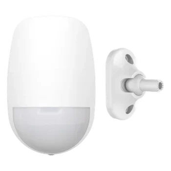 Detector de Movimiento Inalámbrico / Doble Tecnología PIR + Microondas / Inmunidad a Mascotas 30 kg / Cobertura 12 m (39.4 ft) / Ángulo 85.9° / Comunicación 433 MHz AES-128
