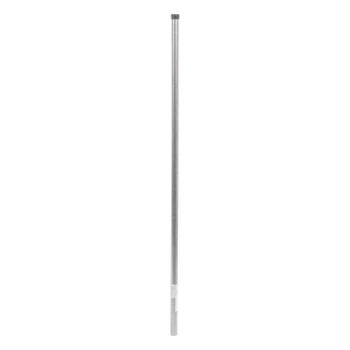 Poste de Esquina para Cerca Electrificada / 1.2 m (3.9 ft) / Tubo Galvanizado Calibre 18 / Diámetro 1' / 5 Aisladores