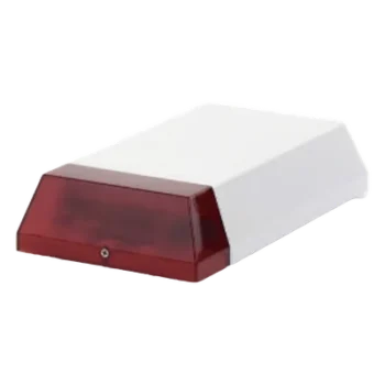 Sirena Inalámbrica / Batería de Litio 19 Ah / RF 200 m (656.2 ft) / Nivel Sonoro 100 dB / IP55 / Transmisor Universal