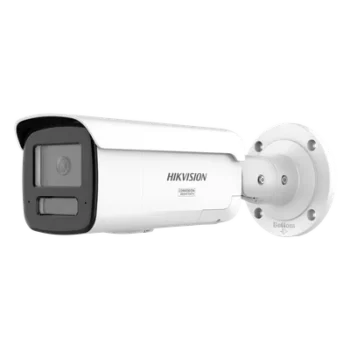 Bala IP / 4 Megapixel / Lente 4 mm / 60 m IR + Luz Blanca / IP67 NEMA 4X / WDR 130 dB / ACUSENSE 3.0 / Estrobo Azul y Rojo / 196 ft Alcance / Audio 2 Vías