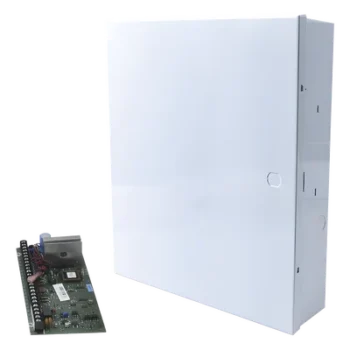 Panel de intrusión / 8 zonas cableadas expandible a 48 / 3 particiones / Compatible serie inalámbrica 5800 / Con gabinete