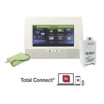 Panel de alarma inalámbrico / Pantalla táctil color 7" / Z-Wave integrado / WiFi certificado / Compatible Total Connect / 80 zonas