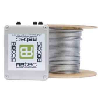 Cable Sensor Perimetral / 152 m (498.7 ft) / 1 Zona / Malla de Acero Inoxidable / Filtración Anti-Viento / IP66 NEMA 4X / 12-24 VCC