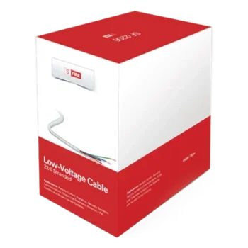 Cable de Cobre Industrial, 6 conductores calibre 22 de color blanco, para aplicaciones de alarmas / Control de acceso / Automatización / Intercoms y TV porteros, Bobina de 152.5 Metros.