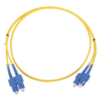 Jumper de Fibra Óptica / Monomodo 9/125 µm / SC/SC Dúplex / 1 Metro (3.28 Pies) / ITU-T G.652.D / 1310-1550 nm