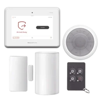 Kit de panel de alarma / touchscreen 7" all-in-one / Wi-Fi Z-Wave Plus / Alexa integrada / sensor de movimiento + contacto + sirena + control