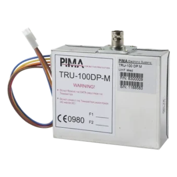 Comunicador Radio UHF para paneles de Alarma hasta 30Kms de Alcance. Frecuencia de 435 - 470 MHz. Compatible con Paneles de Alarma Serie Hunter e interfaces SAT9PID y SAT8. Potencia de 2.5W.