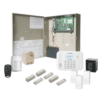 Panel VISTA-21iP / comunicador IP integrado / 2 particiones + 1 común / receptor RF hasta 48 zonas