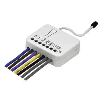 Modulo de relevador, tecnología inalámbrica Z-WAVE, compatible con HUB HC7, panel de alarma L5210, L7000, Total Connect y Alarm.Com
