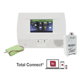 Panel de alarma inalámbrico / Pantalla táctil color 4.3" / Comunicador telefónico integrado / Z-Wave / 64 zonas / Total Connect