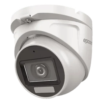 Cámara Turret TURBOHD / 2 Megapixel / Dual Light 30 m (98.4 ft) IR + 20 m (65.6 ft) Luz Blanca / Audio Integrado / IP66 / Metal