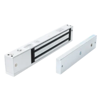 Chapa Magnética Electromagnética / 280 kg (600 lbs) / 12/24 VCC / LED Ultra-brillante / Sensor NO/NC / Aluminio Anodizado