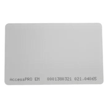 Tarjeta Proximidad / 125 kHz / EM4100 / 0.1 mm / Imprimible Doble Cara / 85.6 x 54 mm