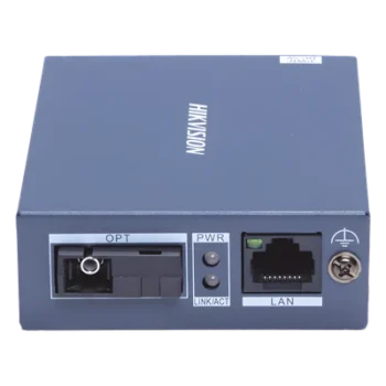 Transceptor Fibra Óptica Gigabit / Monofibra Monomodo / 20 km (12.4 mi) / 10/100/1000 Mbps RJ45 / SC / Industrial -20°C a 60°C / Protección 4 kV