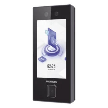 Terminal de Control de Acceso Facial / Lector QR Físico / 3,000 Rostros / Pantalla Táctil 4.5" / PoE y Wi-Fi / IP65
