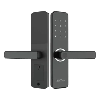 Cerradura Inteligente / Huella Digital y Wi-Fi / Mortise Europeo DIN / 300 Usuarios / App ZSmart / Carga Emergencia Micro-USB