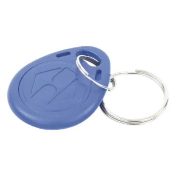 Llavero de proximidad / 125KHz EM / Formato Wiegand 26 bits / PVC azul / 35x3x6 mm (1.38x0.12x0.24 in)
