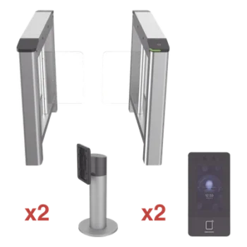 Kit de Torniquete con Terminales Faciales / Montajes Incluidos / Izquierdo y Derecho / Carril 90 cm (2.95 ft) / 3,000,000 MCBF / 4 Pares de IR