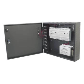 Controlador de Acceso 4 Puertas / 20,000 Huellas / 30,000 Tarjetas / TCP/IP / ADMS PUSH / Fuente 12V 5A / Gabinete