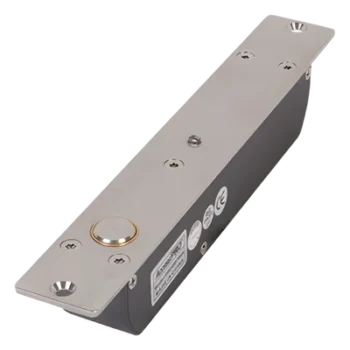 Cerradura de Perno Electromagnética / 2000 kg de Fuerza de Sujeción / Fail Secure / Sensor de Puerta / Retardo Ajustable 0-9 s / Aluminio Anodizado