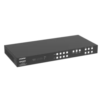 Switch Matrix HDMI / 4x4 / 18 Gbps / 4K@60Hz / HDCP 2.2 / TCP-IP y RS-232 / Audio LPCM y Dolby True HD / Conectores Phoenix