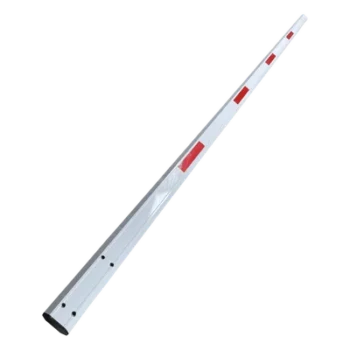 Brazo Recto para Barrera / Aluminio 4 m (13.1 ft) / Bandas Reflectantes Rojas / Sin Iluminación / Exterior