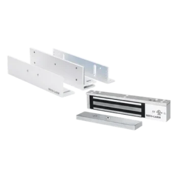 Kit de Control de Acceso / Chapa Magnética 600 lbs (272 kg) / Montaje Z y L / Voltaje Seleccionable 12/24 VDC / Protección contra Sobretensiones / Certificación UL / Uso Interior