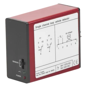 Sensor de Masa Vehicular / 1 Canal / 12/24 VAC/VCC / Salidas NC/NO / Modo Presencia y Pulso / Exterior